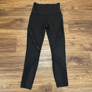 Lululemon Bootcamp Ready 25" Leggings Tight Running Black Women’s Size 4